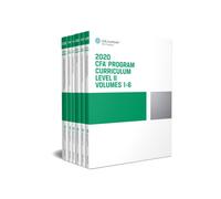 CFA Program Curriculum 2020 Level II, Volumes 1-6 Box Set
