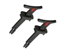 CFAYRLMS Car Hood Release Handle Compatible with for Bora 1999 2000 2001 2002 2003 2004 2005 2Pc/Set Black Bonnet Hood Release Rod Lock Latch Handle Pull Catch Clip 1J0823593C