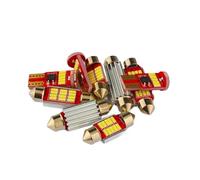 CFCKHPTHAZ 12Pcs Interior Reading Trunk Light For Peugeot For Rifter 2018 2019 2020 2021 2022 2023 Car License Plate Bulb(White)