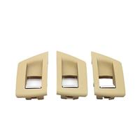 CFCKHPTHAZ 3pcs Set LHD RHD Interior Door Window Lift Adjust Switch Button Cover Trim for 5 Series F10 F11 F18 520i 523i 525i 528i 535i(LHD Beige)