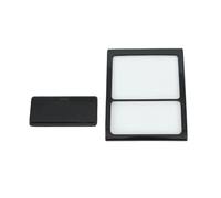 CFCKHPTHAZ ABS Black For Toyota For Alphard For Vellfire 40 Series 2024 Car Front Reading Light Decorative Frame Sticker Interior Accessories(Modela)