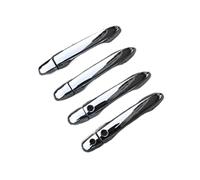 CFCKHPTHAZ ABS Chrome for CR-V CRV/for Civic 2012 2013 2014 2015 2016 Exterior Door Handle Covers Trim Car Accessories Styling 8pcs(Chrome 1)