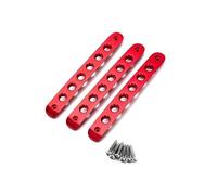 CFCKHPTHAZ Aluminum Front Rear Door Grab Handle Inserts Cover for Jeep for Wrangler JK for JKU for Unlimited for Rubicon for Sahara Accessories Parts(3 Pieces Red)