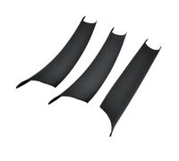 CFCKHPTHAZ Black Carbon Fiber Pattern LHD RHD Car Interior Door Pull Handle Cover for X5 E70 X6 E71 E72 2007-2014(Black LHD 3 Pcs)