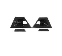 CFCKHPTHAZ Car Accessories ABS Carbon Gate Door Handle Trim Frame Sticker Cover Exterior Decoration Moulding for Toyota for C-HR 2017-2020(Rear Black)