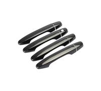 CFCKHPTHAZ Car Carbon Fiber Style Black Exterior Door Handle Cover for Civic 9th Gen 2013 2014 2012 2015 Moulding Cover Trim W/Keyless Entry Decor(Carbon)