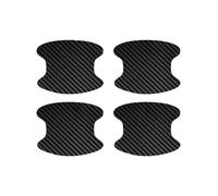 CFCKHPTHAZ Car Door Handle Bowl Scratch Protector Carbon Fiber Stickers for Peugeot 206 307 308 3008 207 208 407 508 2008 5008 107 106 4PCS(Carbon Fiber)