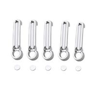 CFCKHPTHAZ Car Door Handle Inserts Cover & Tailgate Handle Cover Kit Black/Chrome for Jeep for Wrangler JK for JKU 2007-2018(Chrome)