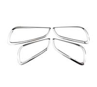 CFCKHPTHAZ Car Door Interior Handle Decoration Frame Trim Inner Doors Bowl Cover Stickers for Ford for Focus 3 MK3 2015 2016 2017 2018 (Silver)