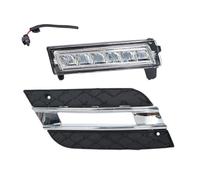 CFCKHPTHAZ Car Front Bumper LED DRL Fog Light For ML350 W164 ML300 ML320 2010 2011 Daytime Running Light A1649060251 1648801924(DRL and Grill-Right)
