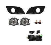 CFCKHPTHAZ Car LED Fog Light Day Time Running DRL For Suzuki For Swift 2011 2012 2013 2014 2015 2016 2017 Wires Harness Switch(Light WHITE)