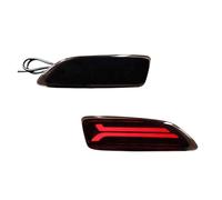CFCKHPTHAZ Car LED Rear Bumper Reflector Light For CT200h 2011 2012 2013 Tail Stop Signal Brake Fog Lamp(Smoked Lens)