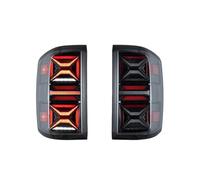 CFCKHPTHAZ Car Tail Light Assembly For Chevrolet For SILVERADO 2014-2018 LED Brake Signal Light Car Led Tail Light Parts 1 Pair(Clear C)