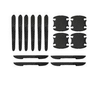 CFCKHPTHAZ Carbon Fiber Car Stickers Anti Scratch Car Door Handle Protector Automobiles Handle Protection Film Styling Exterior Accessorie(14pcs)