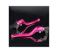 CFCKHPTHAZ CNC Motorcycle Adjustable for Yamaha for BWS125 BWS YW50 YW 50 FX for Zuma 125 YW125 Brake Clutch Lever Handle Accessories(177mm Pink)