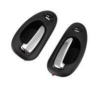 CFCKHPTHAZ Door Handle Black Chrome Inside Interior Front LH RH Pair for Chrysler LHS 300M for Concorde 5102847AA 5102849AA
