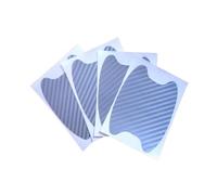 CFCKHPTHAZ Door Handle Carbon Fiber Protector Anti Scratch Car Automobiles Handle Protection Car Stickers Car Accessories(Silver 4pc)