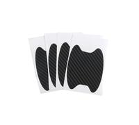 CFCKHPTHAZ Door Handle Carbon Fiber Protector Anti Scratch Car Automobiles Handle Protection Car Stickers Car Accessories(Black 4pc)