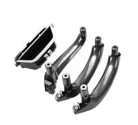 CFCKHPTHAZ Door Inner Handle Pull Trim Interior Panel for X3 X4 F25 F26 2010-2016 LHD RHD Car Front Left 51417250307(LHD Carbonfiber Set)