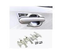 CFCKHPTHAZ Door Protector Handle Trim Cover for Toyota for RAV4 XA50 2019 2020 2021 2022 ABS Carbon/Chrome Car Side Exterior Accessories 4 PCS(Chrome 1)
