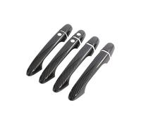 CFCKHPTHAZ Exterior Door Handle Cover Moulding Cover Trim for Civic 9th Gen 2014 2012 2015 2013 Car Carbon Fiber Style Black W/Keyless Entry Decor(Carbon Smart)