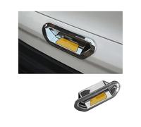 CFCKHPTHAZ for Ford for Escape for Kuga 2013 2014 2015 2016 2017 2018 2019 Rear Car Trunk Door Handle Bowl Cover ABS Trim Bezel Styling(Silver Tape Label)