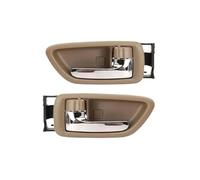 CFCKHPTHAZ for Toyota for Avalon 2000 2001 2002 2003 2004 for Sequoia 2001 2002 2003 2004 2005 2006 2007 Interior Door Handle Left Right Beige Chrome Handle(Left and Right 2pcs)