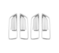 CFCKHPTHAZ for Toyota for Corolla Cross XG10 2021 2022 2023 2024 Car Door Handle Bowl Trim Frame Cover Interior Stickers (Silver)