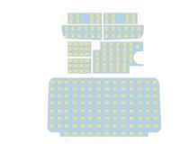 CFCKHPTHAZ For Toyota For HiAce 200 H200 2004-2017 2018 2019 Type 4 5 6 Car Room Roof Lights Interior Signal Dome Lamps Reading Light Door Bulb White 12V 8Pcs(Crystal Blue)