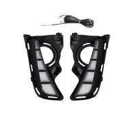 CFCKHPTHAZ For Toyota For Highlander 2017 2018 2019 DRL Front Bumper Daylights Turn Signal Fog Lamp LED Daytime Running Light White Yellow 12V