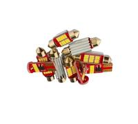 CFCKHPTHAZ For Volvo V60 2011 2012 2013 2014 2015 2016 2017 Bulb Interior Map Dome Roof Reading Footwell Light Accessories 16Pcs(Ice Blue)