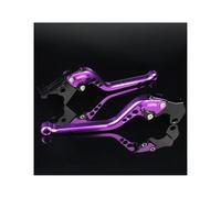 CFCKHPTHAZ for Yamaha for BWS125 BWS YW50 YW 50 FX for Zuma 125 YW125 CNC Motorcycle Adjustable Brake Clutch Lever Handle Accessories(177mm Purple)