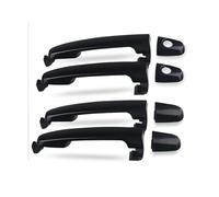 CFCKHPTHAZ Front Rear Left Right Outside Door Handle for Toyota for Corolla for Matrix for RAV4 for Yaris for Solara for Highlander for Camry Exterior Door Handles(A Set 4 Sides)