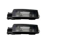 CFCKHPTHAZ Front Sun Visor Interior Roof Reading Lighting Lamp For VW For Golf 5 6 7 GTI For Jetta A5 For Passat B6 B7 CC For Polo For Tiguan For EOS For Sharan(Black-2PCS)