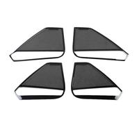 CFCKHPTHAZ Interior Styling Cover Loudspeaker Cover For Tiguan MK2 2017 2018 2019 2020 2021 2022 Interior Door Speaker Trim Sound Decorating Molding(Black)