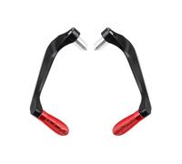 CFCKHPTHAZ Motorcycle Handlebar Grips Guard Brake Clutch Lever Protector for Yamaha R1 R3 R25 Mt-09 Mt07 for Fazer Fz6 Xj6 R15 for TMAX YS125(Red)