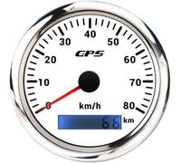 CFCPKOYOZD 85MM GPS Speedometer Gauge For Motorcycle Marine Boat | Truck Speed Gauge Meter With GPS Antenna 7 Color Backlight