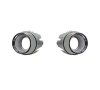 CFCPKOYOZD For Kia For Rio For Pride Sedan 4DR 2015 2016 Car Fog Lamps Fog Lights Decoration Frame Cover 92201-1W500 92202-1W500 (Pair Frame)