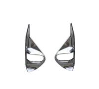 CFCPKOYOZD For Toyota For Prius PHV 2017 2018 2019 2020 2021 ABS Chrome Front Fog Light Lamp Cover Trim Molding Bezel