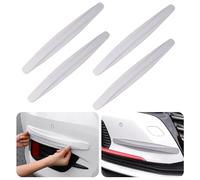 Cfcyhla Pack of 4 Universal Car Corner Bumper Guard Universal Anti-Collision Patch Car Bumper Protection Strip Anti-Scratch Bumper Protection 41 x 4.5 cm