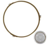 Cfcyhla Universal Microwave Rotating Ring - 22 cm, Khaki, Plastic, 50g, 1 Cup, Touch Control, Built-In, Rotating Ring for Even Heating, Microwave Oven Accessory