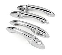 CFDEKOIB Car Door Handle Cover Compatible with BMW for X5 for E53 2000 2001 2002 2003 2004 2005 2006 Door Handle Cover Trim Chrome Convenient Car for Triple