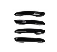 CFDEKOIB Car Door Handle Cover Compatible with Genesis for GV80 2021-2026 Car Door Handles Cover Trim Accessories LHD Tuning Automotive Black Carbon Fiber ABS Exterior