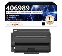CFDFDA 406989 Compatible Toner Cartridge for Ricoh Aficio SP3500SF 3510DN 3500N 3510SF Printers, High Yield 6500 Pages, High Definition Printing,Black-1 pack
