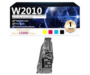 CFDFDA 659A Compatible Toner Cartridge Replacement W2010A W2011A W2012A W2013A with Chip for HP Color LaserJet Enterprise M856dn 856x MFPM776dn M776z M776zs Printer,Black