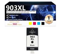 CFDFDA 903XL Ink Cartridges Compatible for 903 903XL for HP OFFICEJET PRO 6960 6961 6963 6964 6965 6966 Printer High Yield Ink Cartridges, Easy Installation,Black