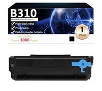 CFDFDA B310 Toner Cartridges Compatible (No Chip) 006R04376 006R04377 006R04378 for Xerox B305 B310 B315 Printers, 3000 Pages,Black