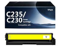 CFDFDA C230/235 Compatible Toner Cartridge Replacement for Xerox C230/C235 Printer, Black High Capacity Toner Cartridge (1500/3000 Pages),Yellow-2500pages