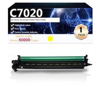 CFDFDA C7025 C7025 Drum Unit 113R00780 Drum Cartridge High Yield Compatible Replacement with Chip for Xerox VersaLink C7020 C7025 C7030 Printer,Yellow