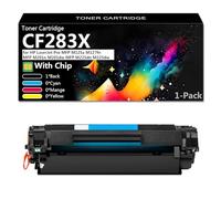 CFDFDA Compatible Toner Cartridge Replacement CF283X for HP LaserJet Pro MFP M125a M127fn MFP M201n M201dw MFP M225dn M225dw Printer, 3000 Pages,Black
